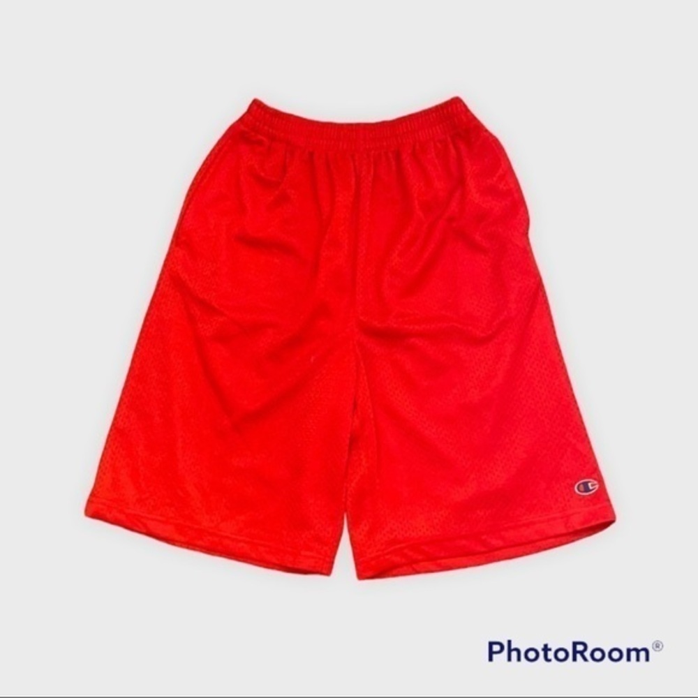 Red Champion Basketball Shorts 106